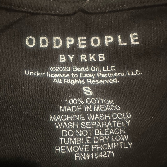 Blonde Black Rock Star T Shirt Small - Picture 2 of 3